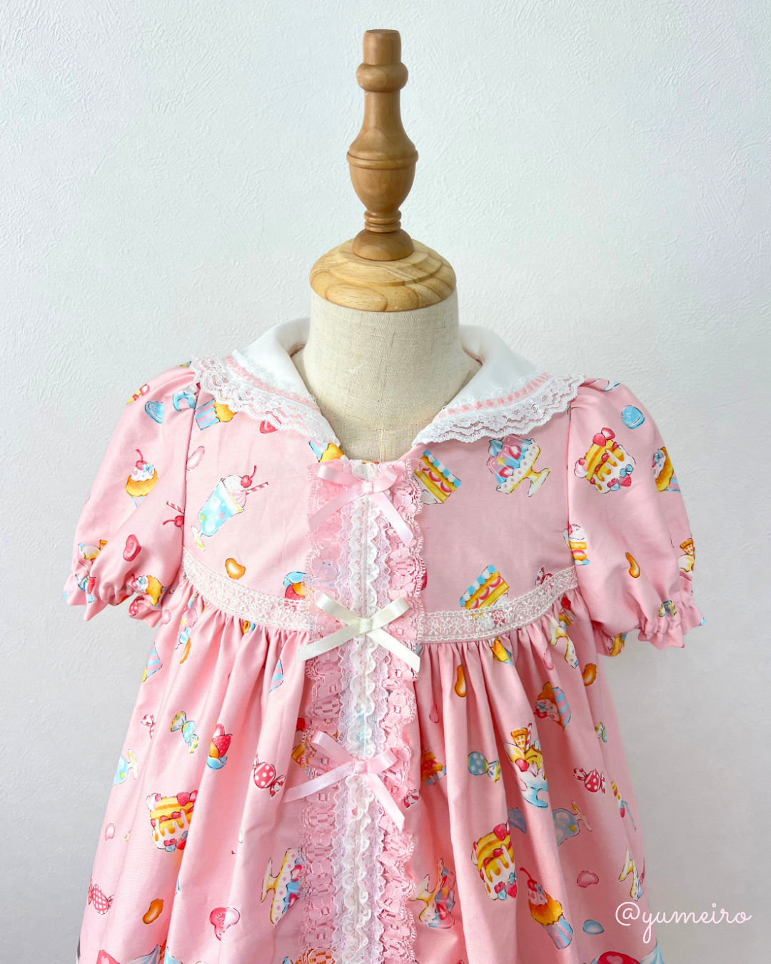 ぱんだちゃん♡Aラインワンピース(130cm)