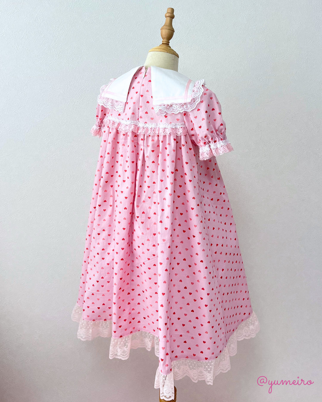 ハート♡Aラインワンピース(130cm)