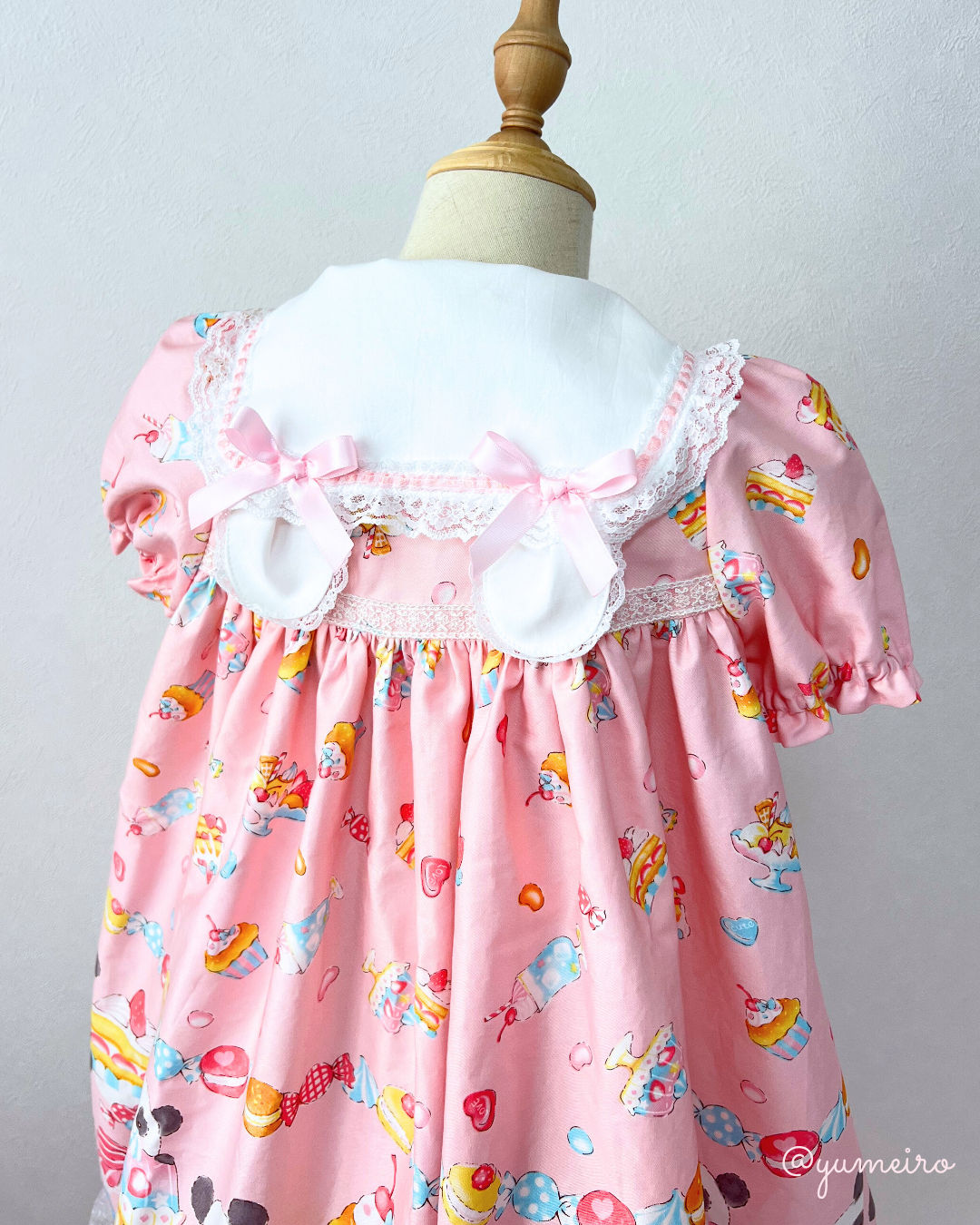 ぱんだちゃん♡Aラインワンピース(120cm)