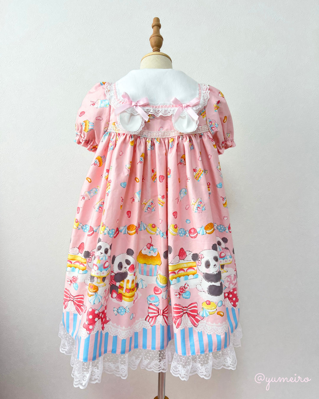 ぱんだちゃん♡Aラインワンピース(130cm)