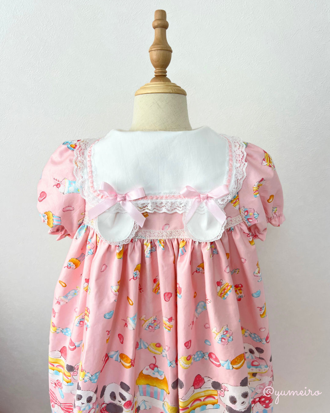 ぱんだちゃん♡Aラインワンピース(130cm)