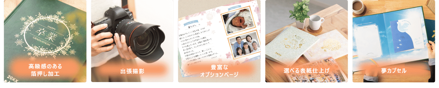 対応可能なオプション一覧