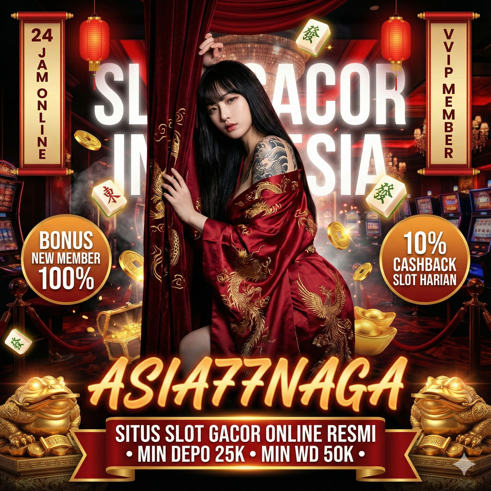 Situs Slot Gacor Terpercaya | ASIA77NAGA RTP Live Hoki Naga