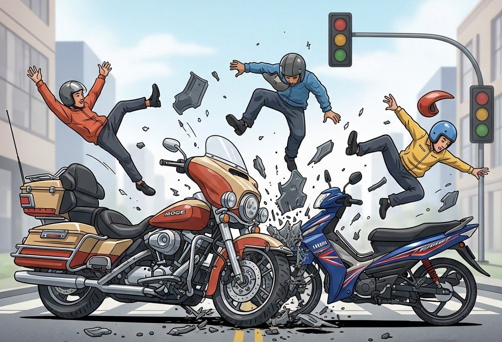 Tabrakan Maut di Kulon Progo, Motor Gede Tabrakan di Jalur Purworejo-Yogyakarta