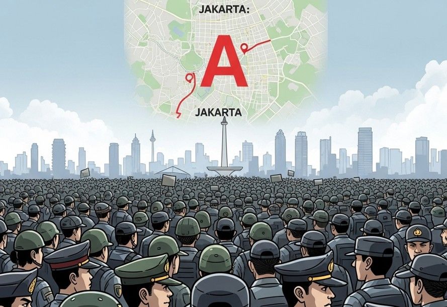 Lautaran Personel Jaga Jakarta: 14 Ribu Pasukan Amankan Demo Harkitnas, Ini Titik-Titik yang Wajib Anda Hindari Hari Ini!