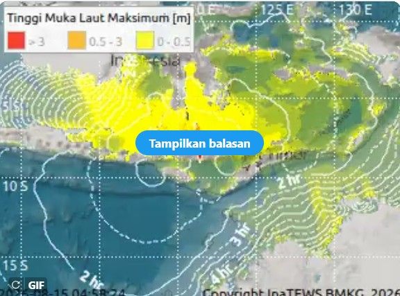 Guncangan M7 di Nagekeo Picu Tsunami Kecil: Delapan Pesisir NTT hingga Sulsel Mulai Terdeteksi Gelombang Pasang