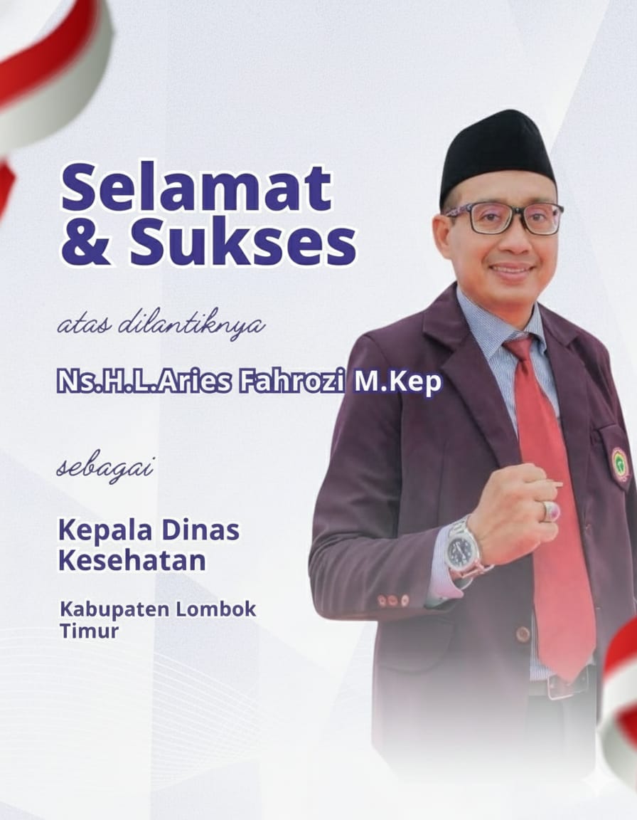 H. Lalu Aries Fahrozi Resmi Dilantik sebagai Kadinkes Lombok Timur, Bupati Tekankan Pelayanan Cepat dan Humanis