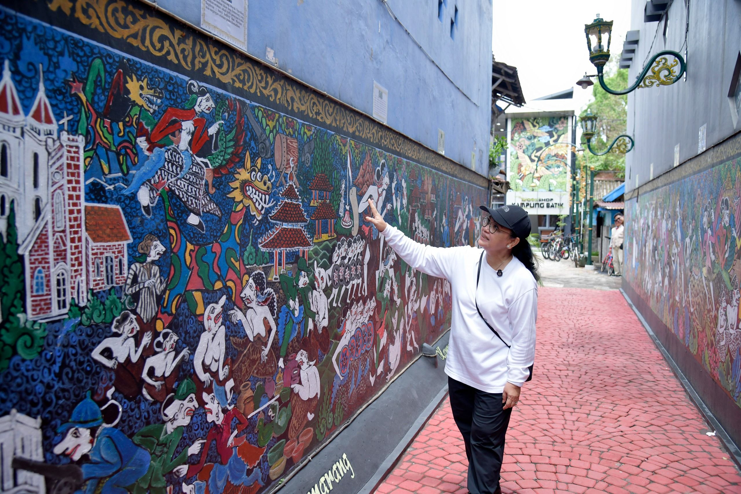 Perkuat Wisata Kampung Batik Rejomulyo, Wali kota Agustina Hadirkan Workshop Kampung Batik