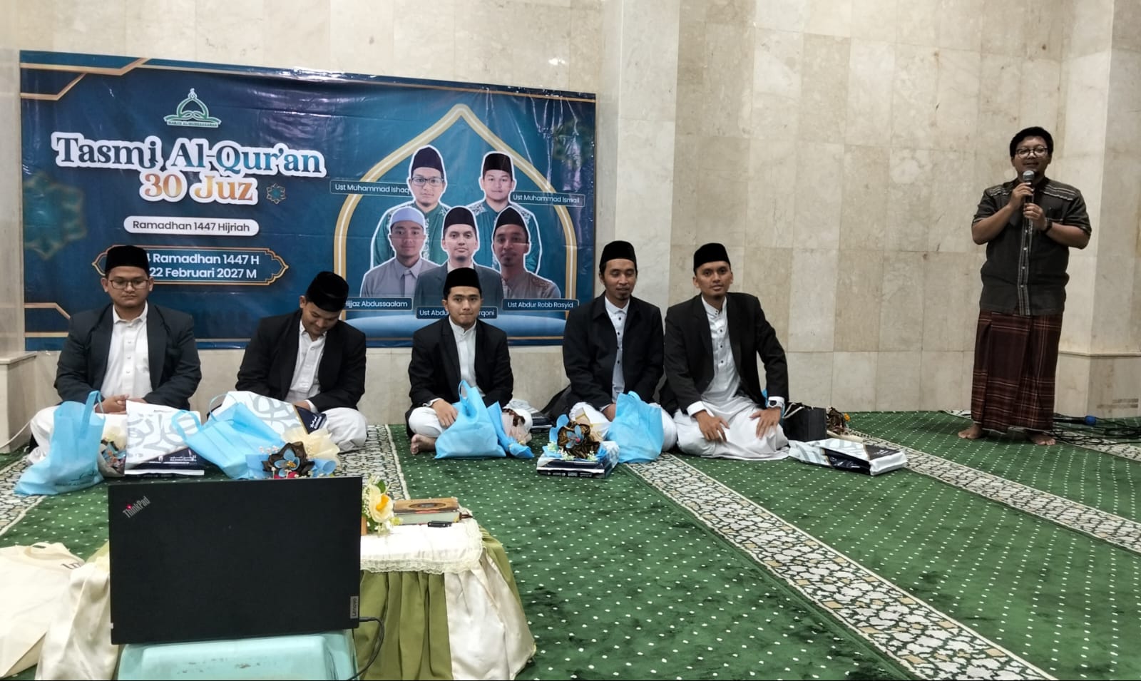 Tasmi 30 Juz di Masjid Al-Mudzakarah Rampung Dua Hari 