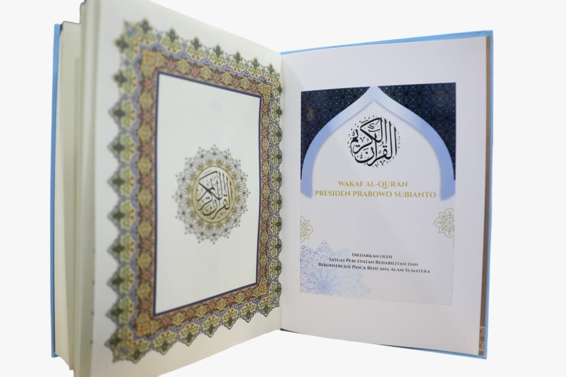 Presiden Wakafkan 70.000  Al-Qur'an kepada Masyarakat Terdampak Bencana Sumatera