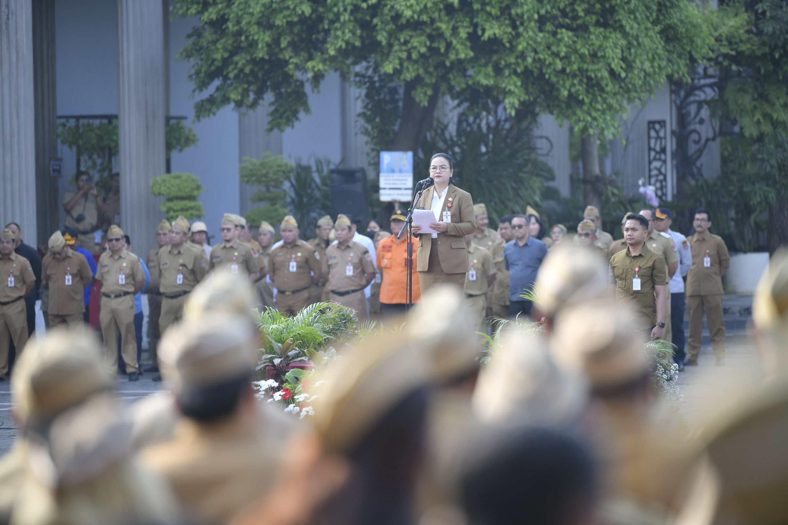 Wali Kota Semarang  Agustina Wilujeng Apresiasi ASN Jaga Kota Semarang Kondusif Selama Libur Lebaran