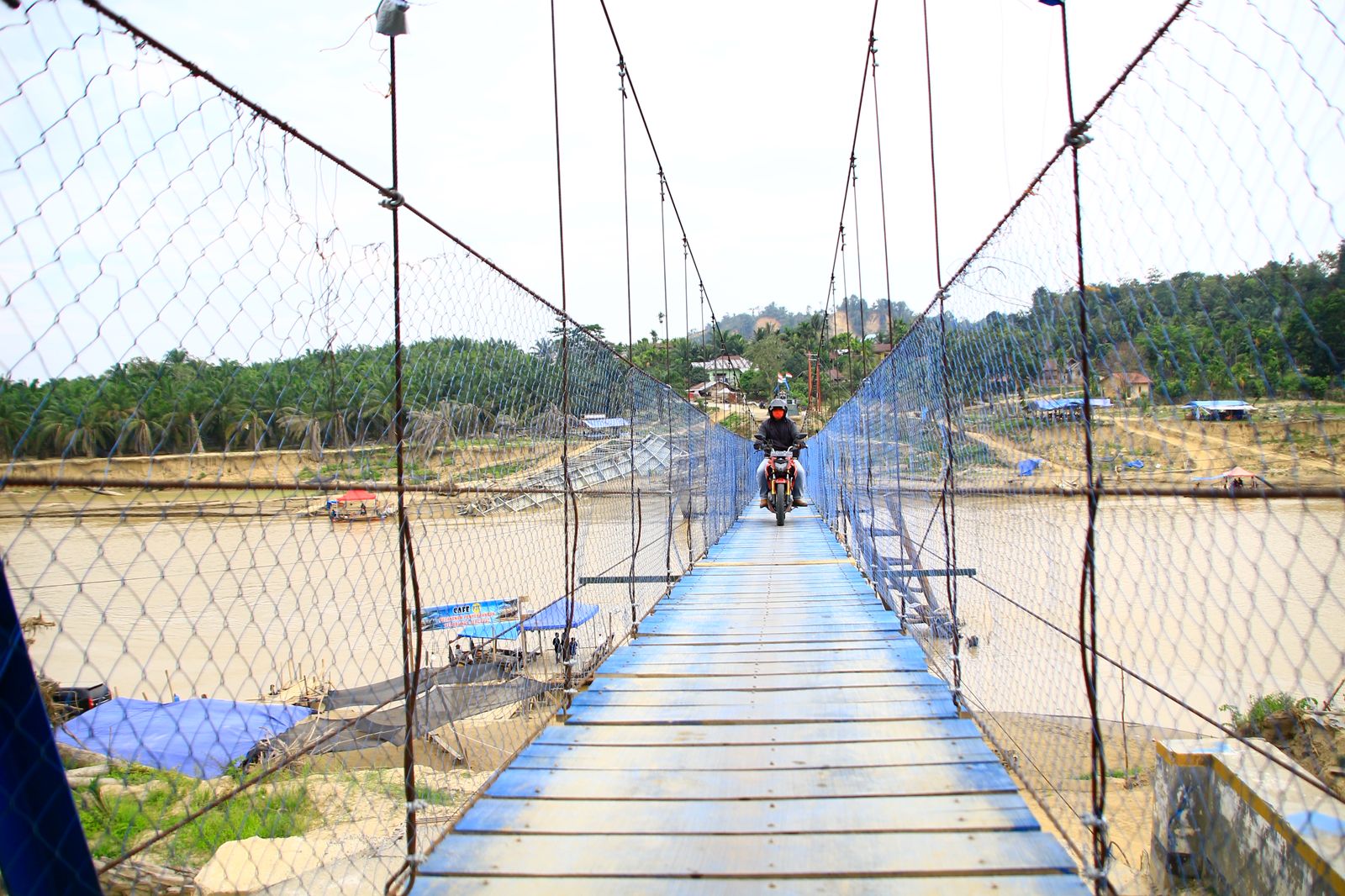 Jembatan Gantung Lubuk Sidup Pulihkan Nadi Ekonomi dan Mobilitas di Aceh Tamiang 
