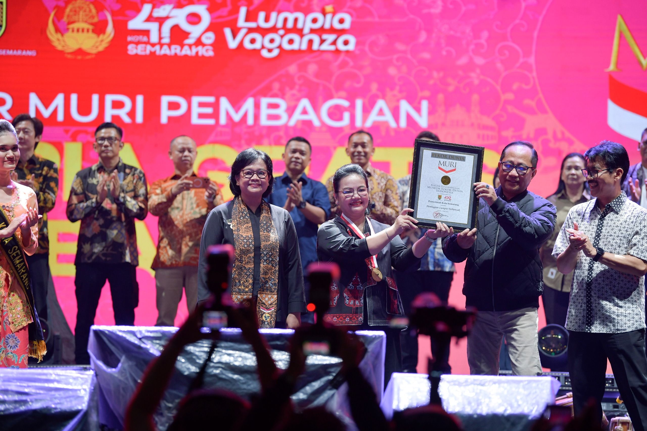 Wali Kota Agustina: Rekor Dunia MURI Lumpiavaganza Bukti Kebanggaan Identitas Warga Semarang