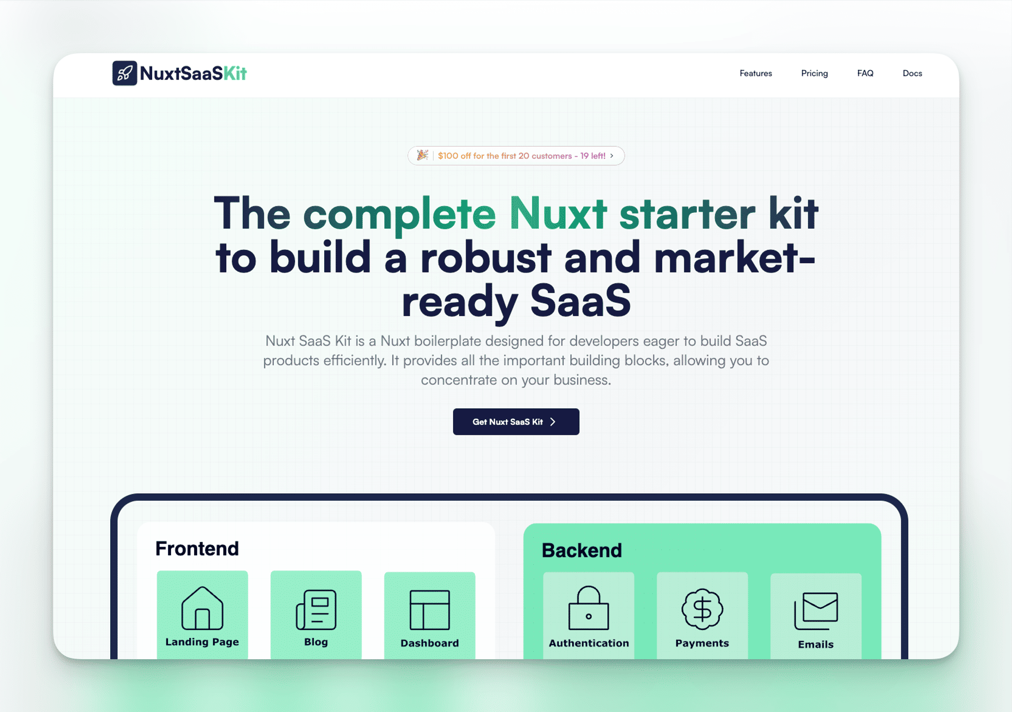 Nuxt SaaS Kit