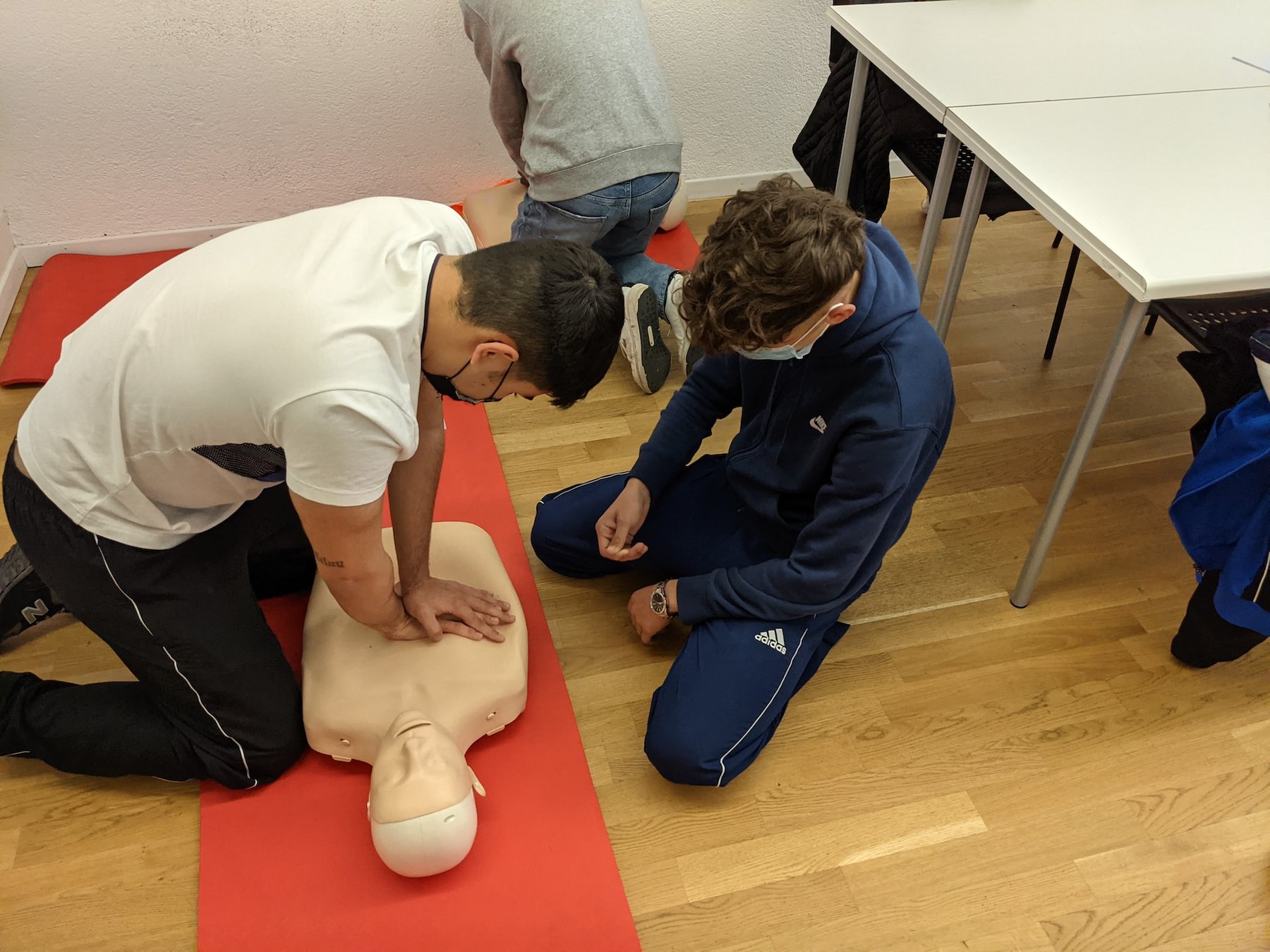Man performing CPR