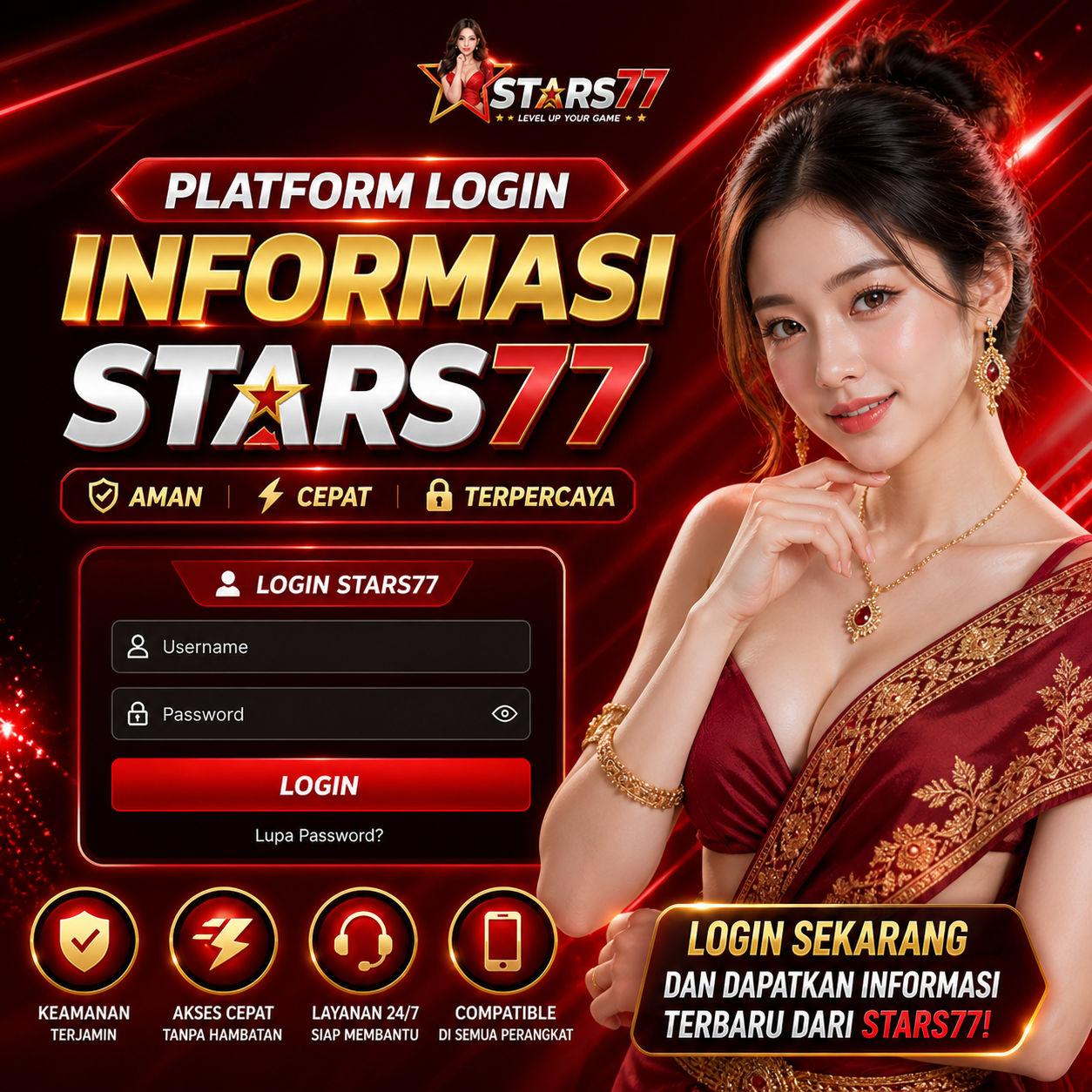 Thumbnail 1 of 3, Poster, Stars77: Link Gacor Baru Sudah Rilis—Daftar/Login Sekarang & Temukan Slot Gacor Hari Ini designed and sold by Stars77.