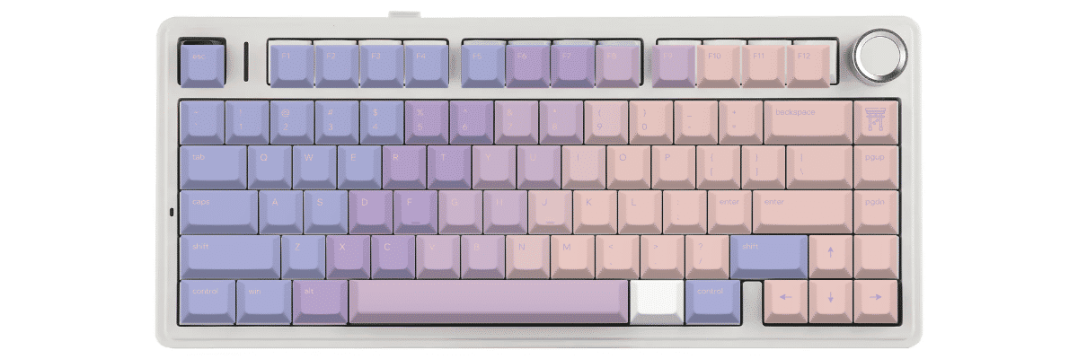 Hour of Dawn Aula F75 custom keycaps