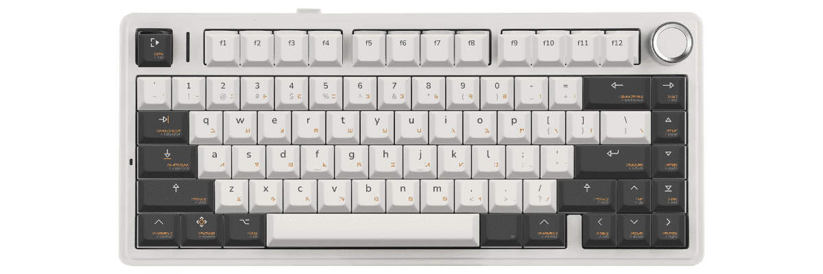 proxima rūnō Aula F75 custom keycaps