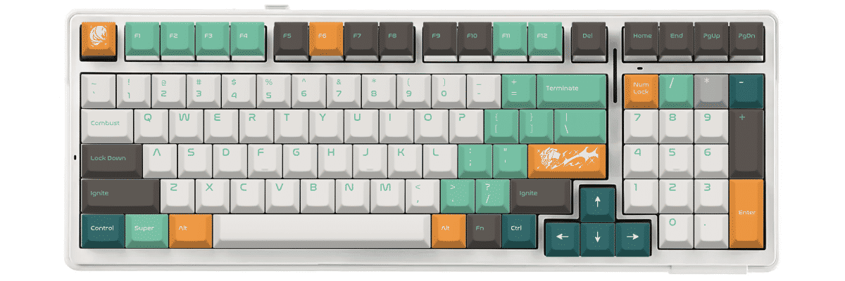 Firefly Aula F99 custom keycaps