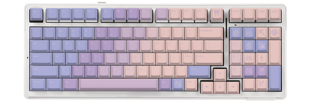 Hour of Dawn Aula F99 custom keycaps