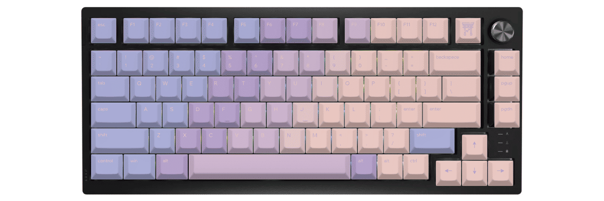 Hour of Dawn Corsair K65 Plus custom keycaps
