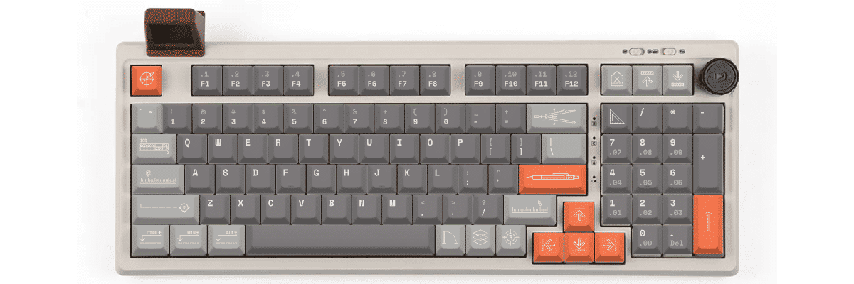 Architect Epomaker RT100 custom keycaps