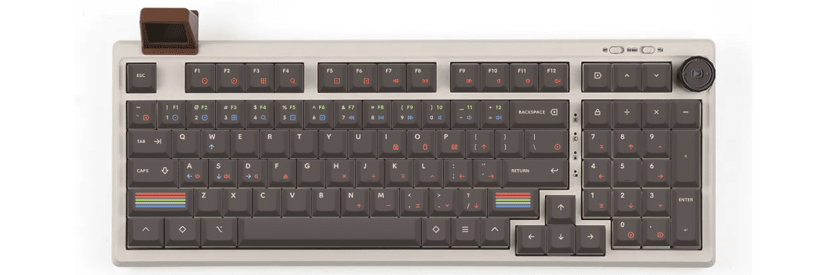 Epoch Dark Epomaker RT100 custom keycaps