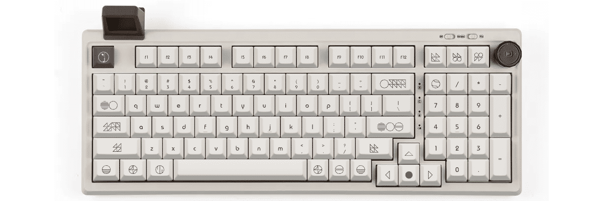 Less is Bauhaus Epomaker RT100 custom keycaps