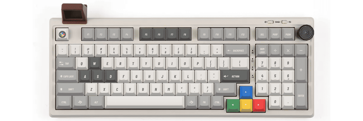 SNES (International) Epomaker RT100 custom keycaps