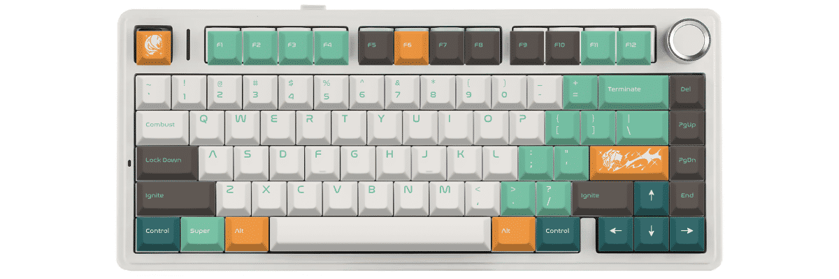 Firefly Epomaker x Aula F75 custom keycaps