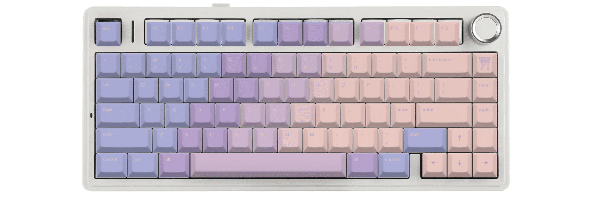 Hour of Dawn Epomaker x Aula F75 custom keycaps