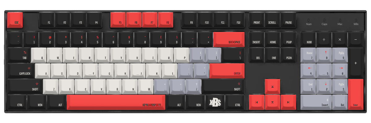 KEYBOARDSPORTS Keychron K10 custom keycaps