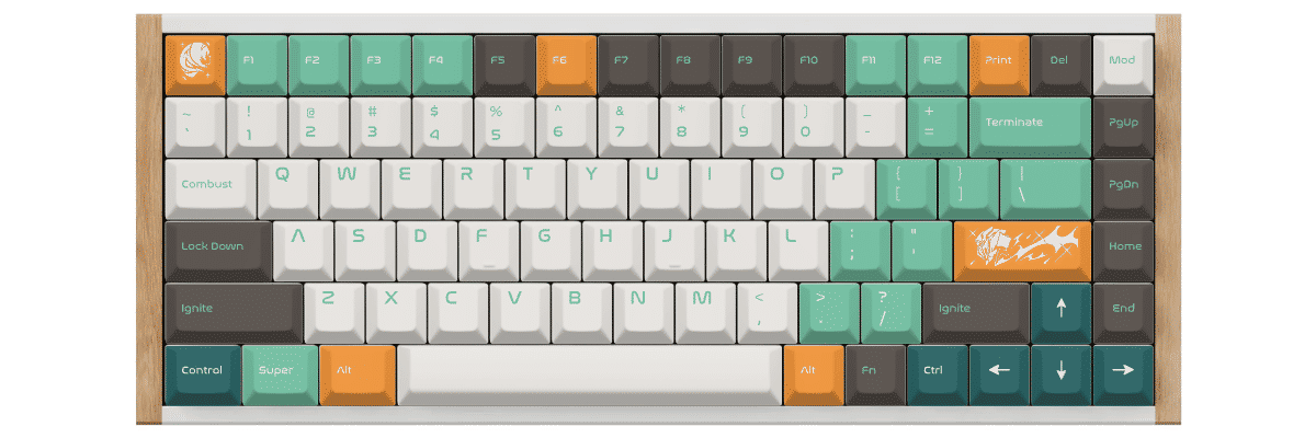 Firefly Keychron K2 HE custom keycaps