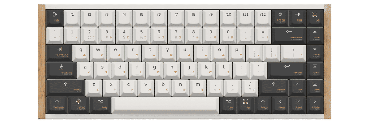proxima rūnō Keychron K2 HE custom keycaps