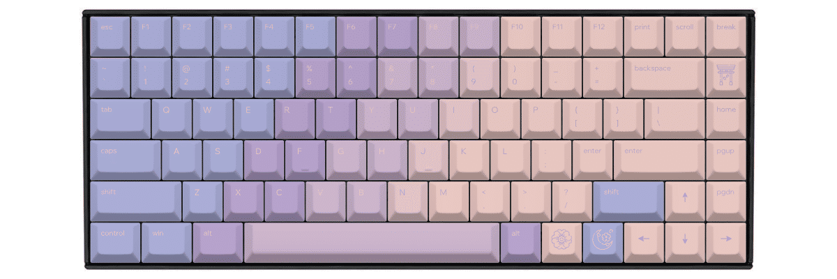 Hour of Dawn Keychron K2 custom keycaps