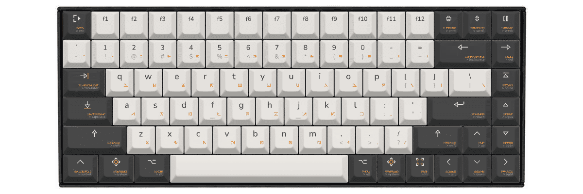 proxima rūnō Keychron K2 custom keycaps