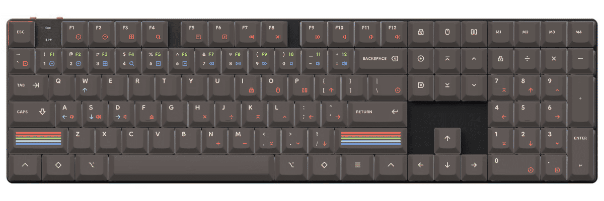 Epoch Dark Keychron K5 Max custom keycaps