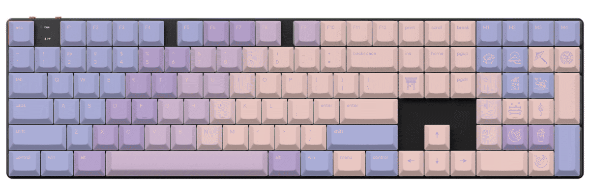 Hour of Dawn Keychron K5 Max custom keycaps