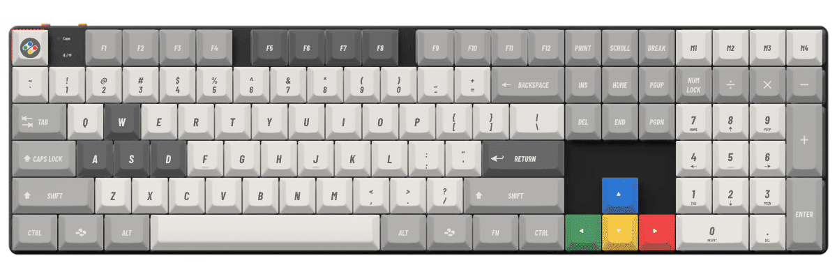 SNES (International) Keychron K5 Max custom keycaps