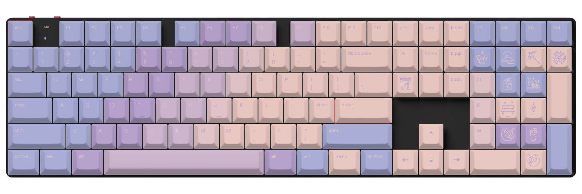 Hour of Dawn Keychron K5 Pro custom keycaps