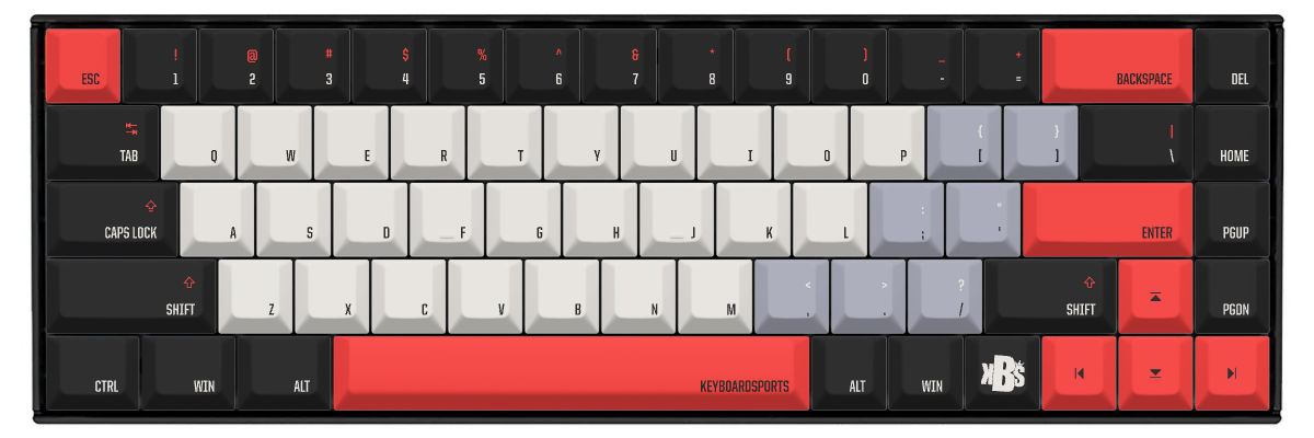 KEYBOARDSPORTS Keychron K6 custom keycaps