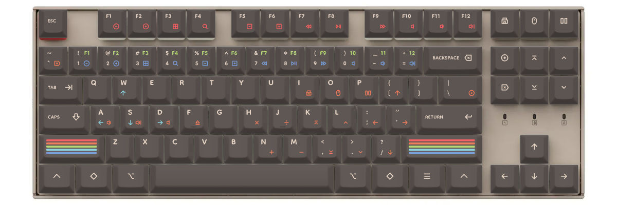 Epoch Dark Keychron K8 custom keycaps