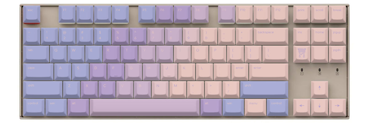 Hour of Dawn Keychron K8 custom keycaps