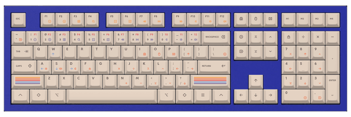 Epoch Light Keychron Q6 custom keycaps