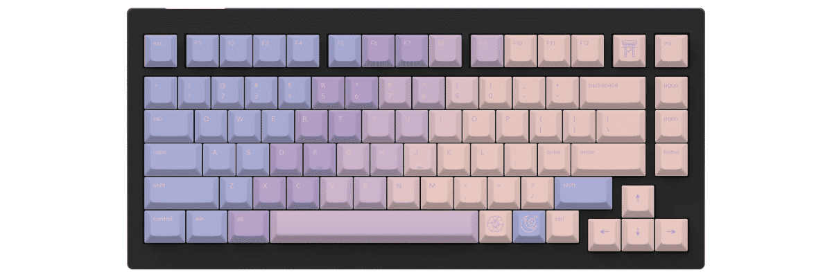 Hour of Dawn Keychron V1 custom keycaps