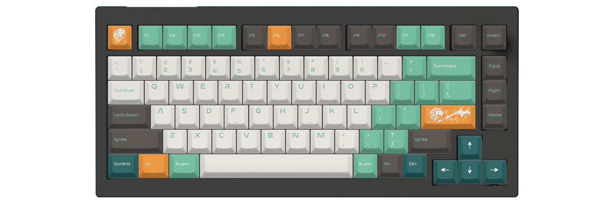 Firefly Keychron V1 Max custom keycaps