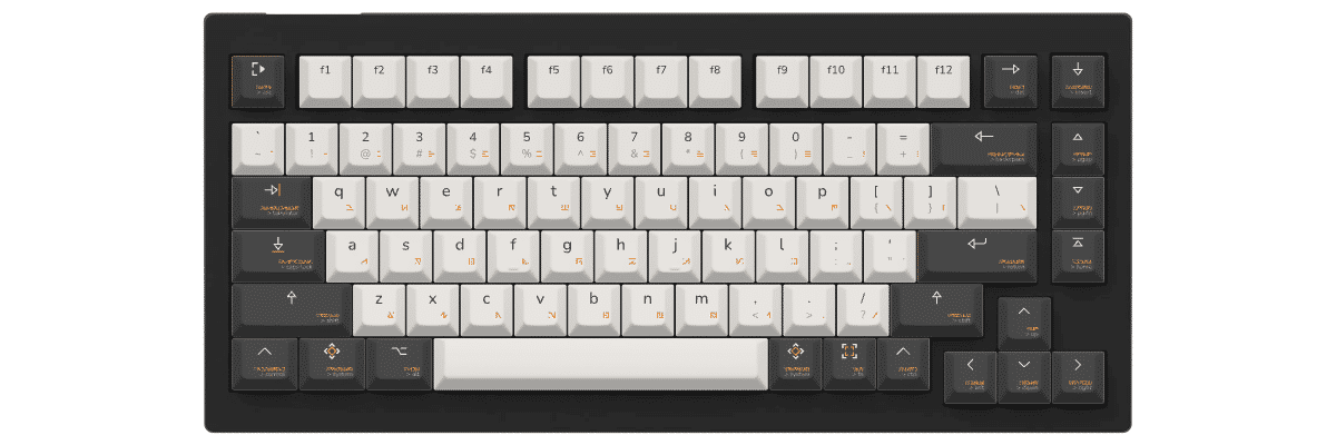 proxima rūnō Keychron V1 custom keycaps