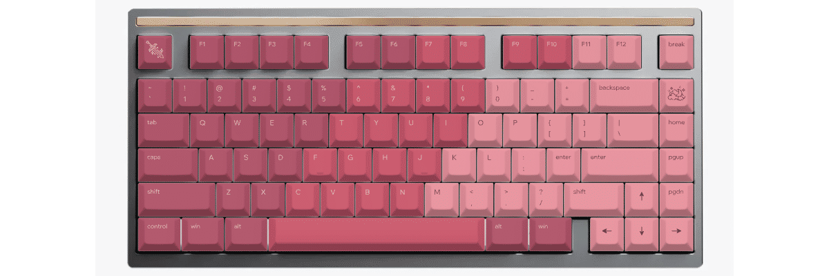 Berry Bloom Mode Sonnet custom keycaps