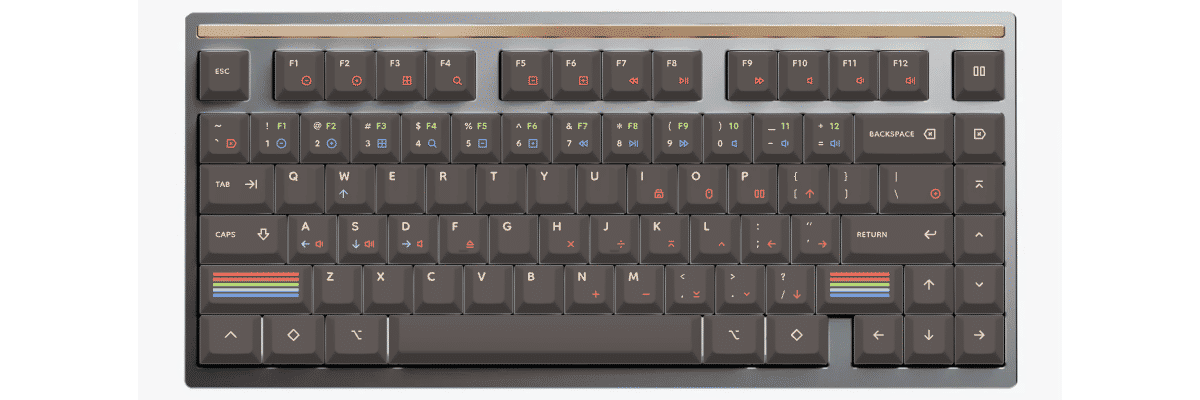 Epoch Dark Mode Sonnet custom keycaps