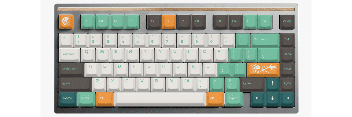 Firefly Mode Sonnet custom keycaps